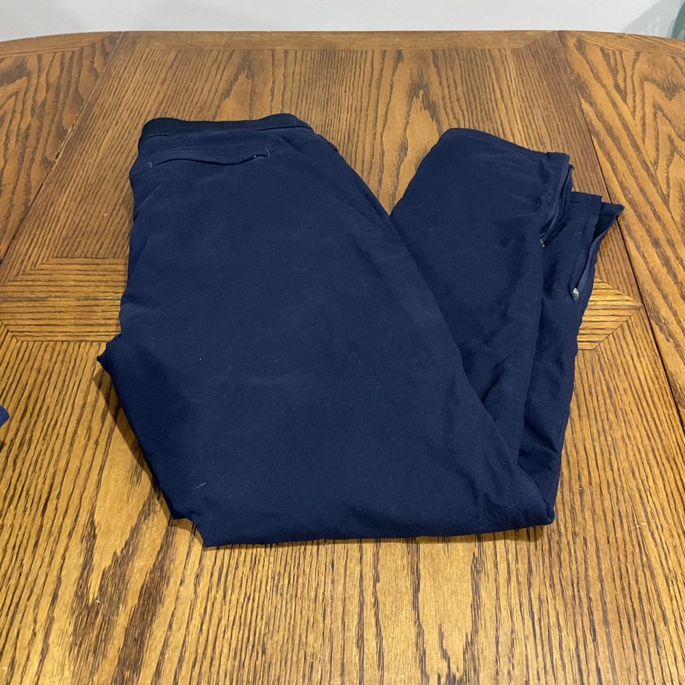 Women's Navy Straight Leg Snow Pants for winter sport’s
